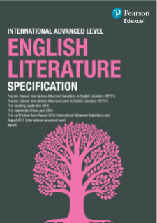 International Advanced Level English Literature specification